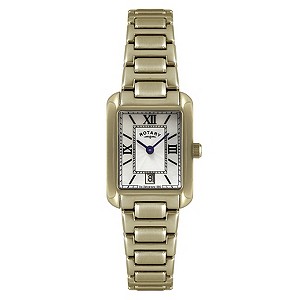 Rotary Ladies' Rose Gold-Plated Bracelet Watch