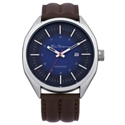 Ben Sherman Men's Blue Dial Brown Leather Strap Watch - Product number 1013904