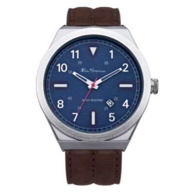 Ben Sherman Men's Blue Dial Brown Leather Strap Watch - Product number 1013939