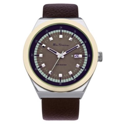 Ben Sherman Men's Brown Leather Strap Watch - Product number 1013963
