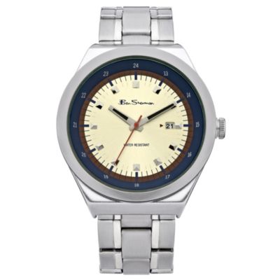 Ben Sherman Men's Cream Dial Stainless Steel Bracelet Watch - Product number 1013998
