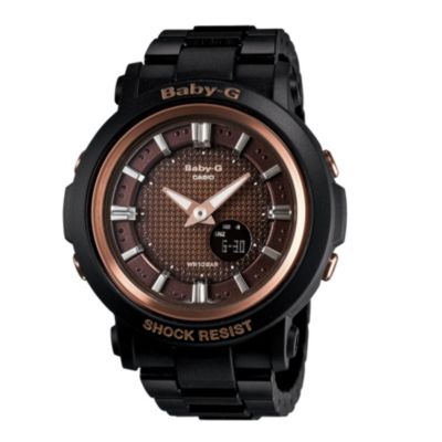 Baby-G Ladies' Black Resin & Rubber Strap Watch - Product number 1014102