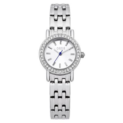Oasis Ladies' Crystal Stainless Steel Bracelet Watch - Product number 1014218