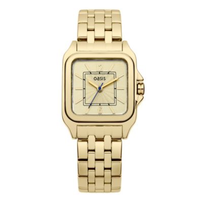 Oasis Ladies' Stainless Steel Alloy Gold Tone Bracelet Watch - Product number 1014463