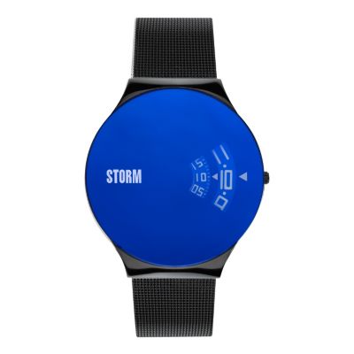 Storm Men's Blue Dial Black Bracelet Watch - Product number 1015052