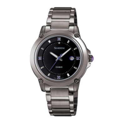 Casio Sheen Ladies' Grey Stainless Steel Bracelet Watch - Product number 1015389