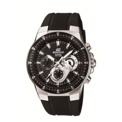 Casio Edifice Black Rubber Strap Watch - Product number 1015966