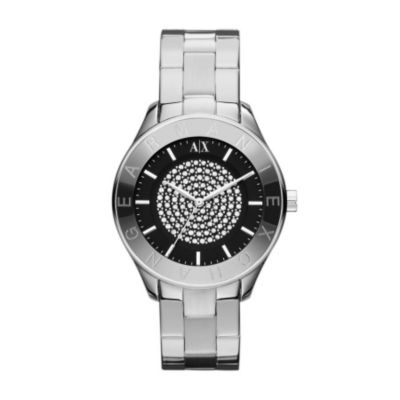 Ladies' Armani Exchange Stainless Steel Strap Watch - Product number 1021222