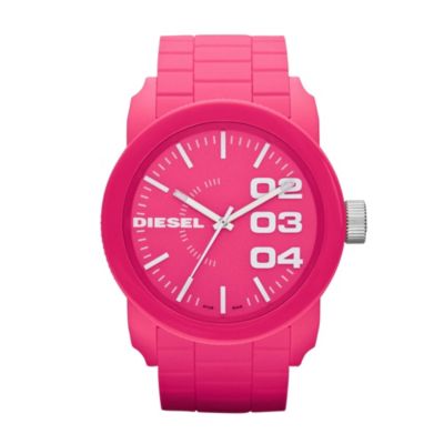 Diesel Pink Strap Watch