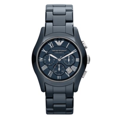Emporio Armani men's blue ceramic bracelet watch - Product number 1025953