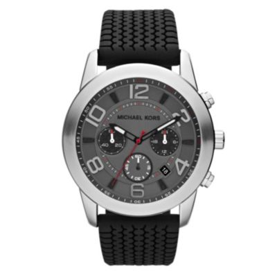 Michael Kors men's stainless steel brown strap watch - Product number 1026259