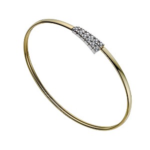 Together Bonded Silver and 9ct Gold Cubic