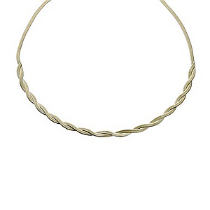 Together Bonded Silver & Gold 2 Colour Herringbone Necklace
