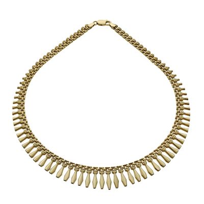 Together Bonded Silver & 9ct Gold Cleo Necklace