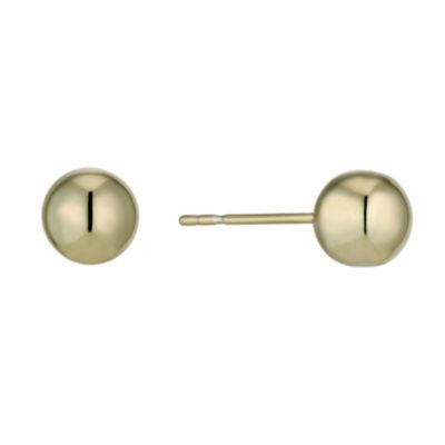 Bonded Silver and 9ct Gold Ball Stud