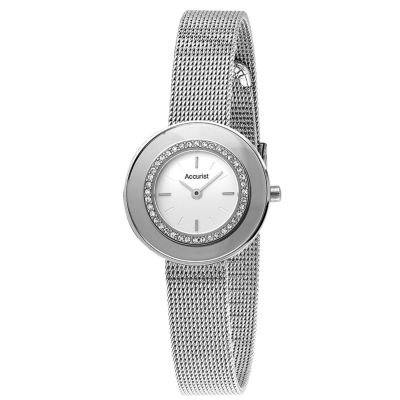 Accurist Ladies' Silver Tone Bracelet Watch