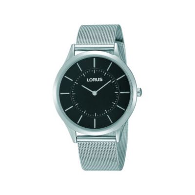 Lorus Men's Ultra Slim Stainless Steel Mesh Bracelet Watch - Product number 1046705