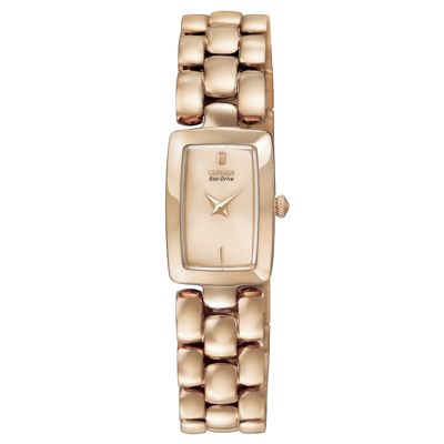 Citizen Eco-Drive Ladies' Rose Gold Tone Bracelet Watch