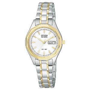 Citizen Eco-Drive Ladies' Two Tone Bracelet Watch