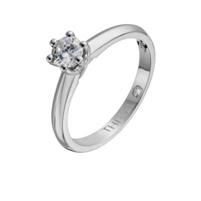 Leo Diamond platinum 1/3 carat I-S12 solitaire ring - Product number 1049550