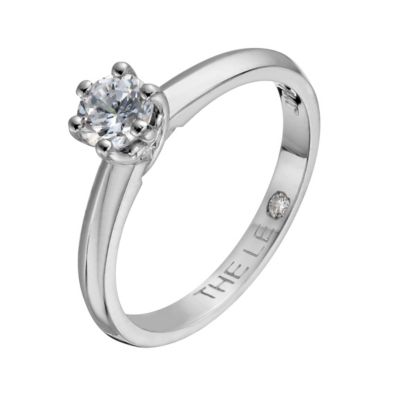 Leo Diamond platinum 40 point I-SI2 solitaire ring - Product number 1049682