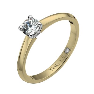 Leo Diamond 18ct yellow & white gold 1/3 carat I-I1 ring - Product number 1051121