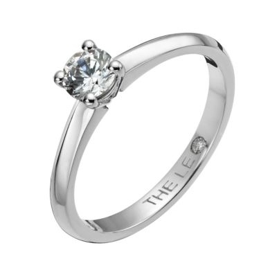 Leo Diamond Platinum 1/3 carat I-I1 diamond solitaire ring - Product number 1051520