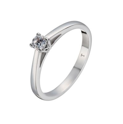 Tolkowsky platinum 15 point diamond I-I1 solitaire ring - Product number 1052691