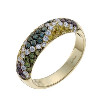 Le Vian 14ct gold 89pt treated diamond mixed berry ring - Product number 1056700