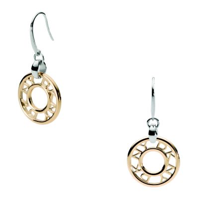 DKNY Two Colour Circle Drop Earrings - Product number 1057286