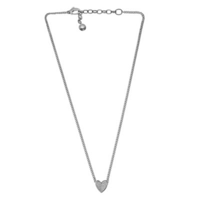 DKNY Crystal Heart Necklace