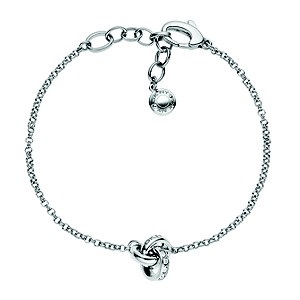 DKNY Stainless Cubic Zirconia Knot Bracelet