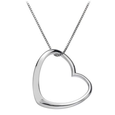 Hot Diamonds Sterling Silver Large Just Add Love Pendant