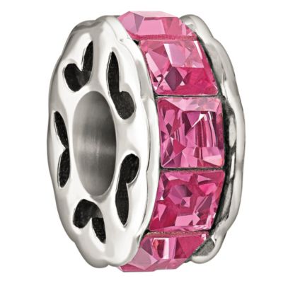 Chamilia Sterling Silver Pink Sparkle Bead - Product number 1060295