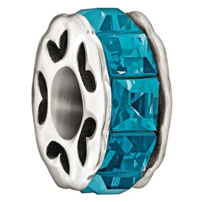 Chamilia Sterling Silver Blue Sparkle Bead - Product number 1060333