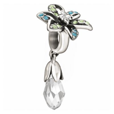 Chamilia Sterling Silver Briolette Lily Blue Crystal Bead - Product number 1060562