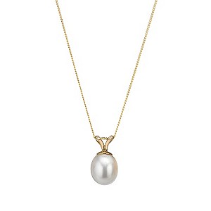 9ct Yellow Gold 18 Culture Freshwater Pearl Pendant