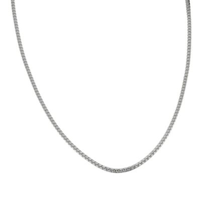 Sterling Silver 18` Box Chain Necklace