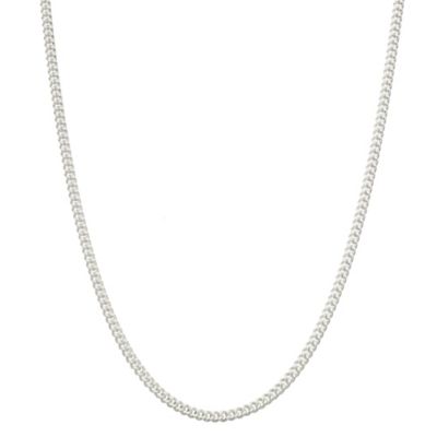 Sterling Silver 20` Curb Chain Necklace