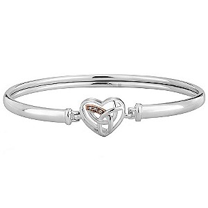 Clogau Silver and 9ct Rose Gold Eternal Love