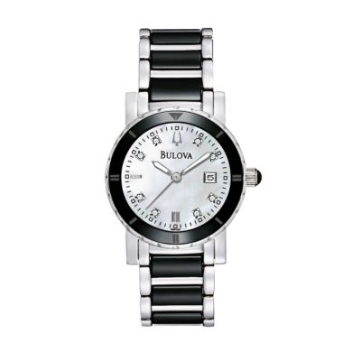 Bulova Ladies' Diamond Stainless Steel Bracelet Watch