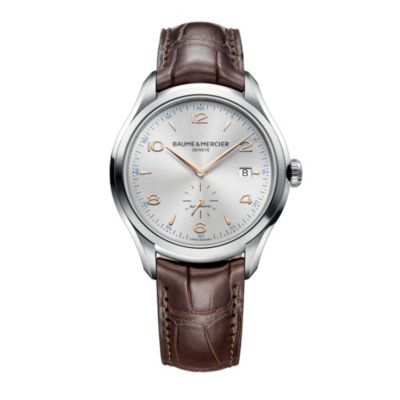 Baume & Mercier Clifton men's automatic brown strap watch - Product number 1103466