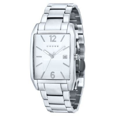 Cross Gotham Men's White Dial Stainless Steel Bracelet Watch - Product number 1109197