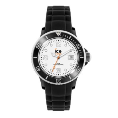 Ice-Watch Men's White Dial Black Silicone Strap Watch - Product number 1109529