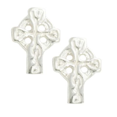 Cailin sterling silver Celtic cross earrings - Product number 1110128