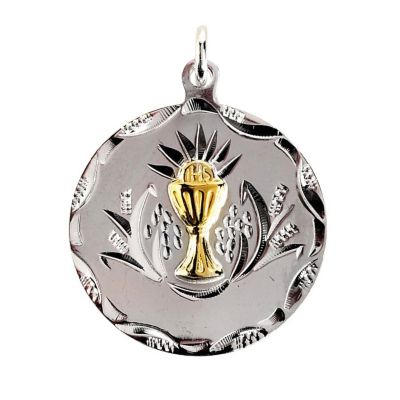 Cailin sterling silver round chalice pendant - Product number 1110209