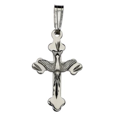 Cailin sterling silver dove cross Communion pendant - Product number 1110233