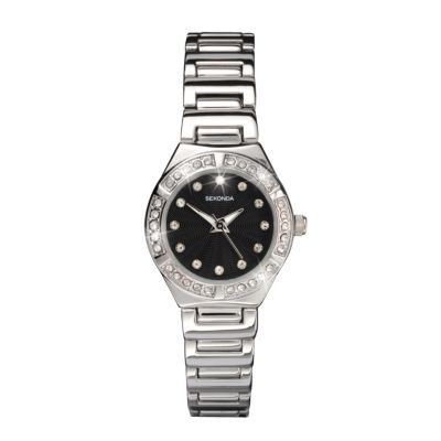 Sekonda Ladies' Crystal Stainless Steel Bracelet Watch - Product number 1112325