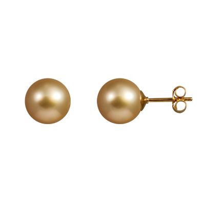 Yoko London golden South Sea pearl stud earrings - Product number 1113593