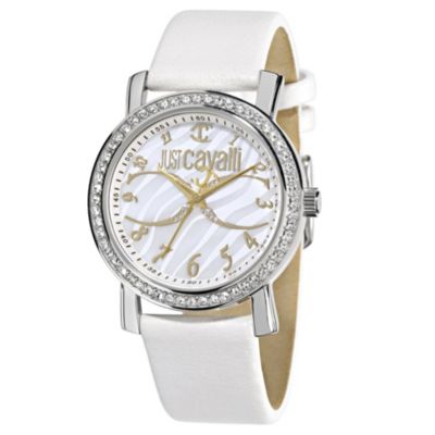 Just Cavalli Ladies' Stainless Steel White Strap Watch - Product number 1115251